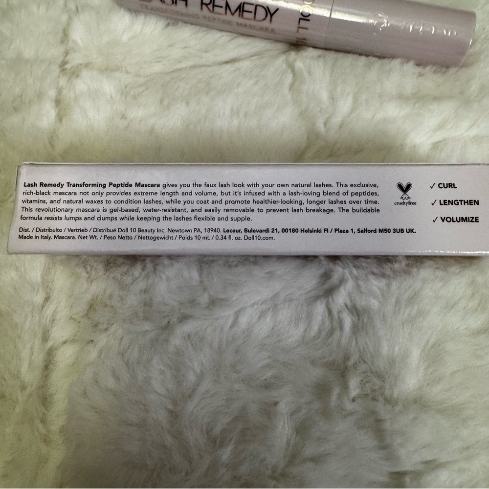 Doll 10 Lash Remedy Transforming Peptide Mascara
10ml Sealed NIB - Picture 7 of 9